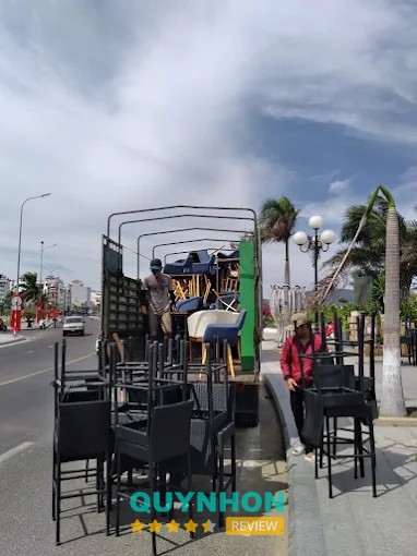 Hoạt động chuyển đồ tại Quy Nhơn