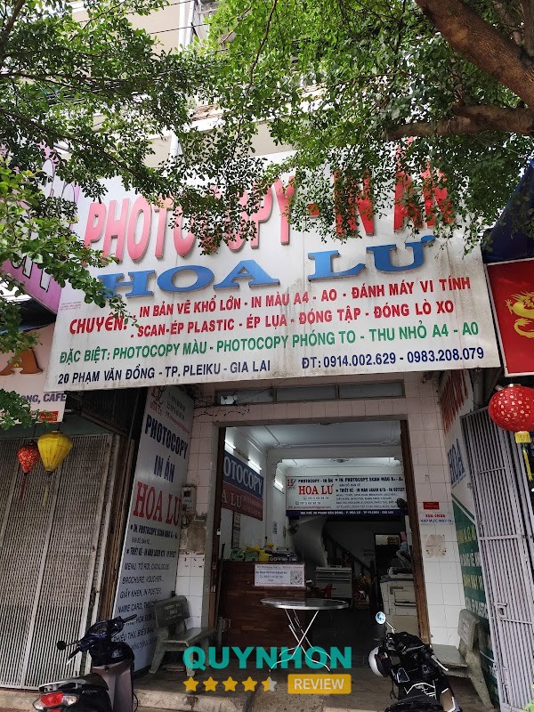 Photocopy - In ấn - Văn phòng phẩm Hoa Lư Gia Lai