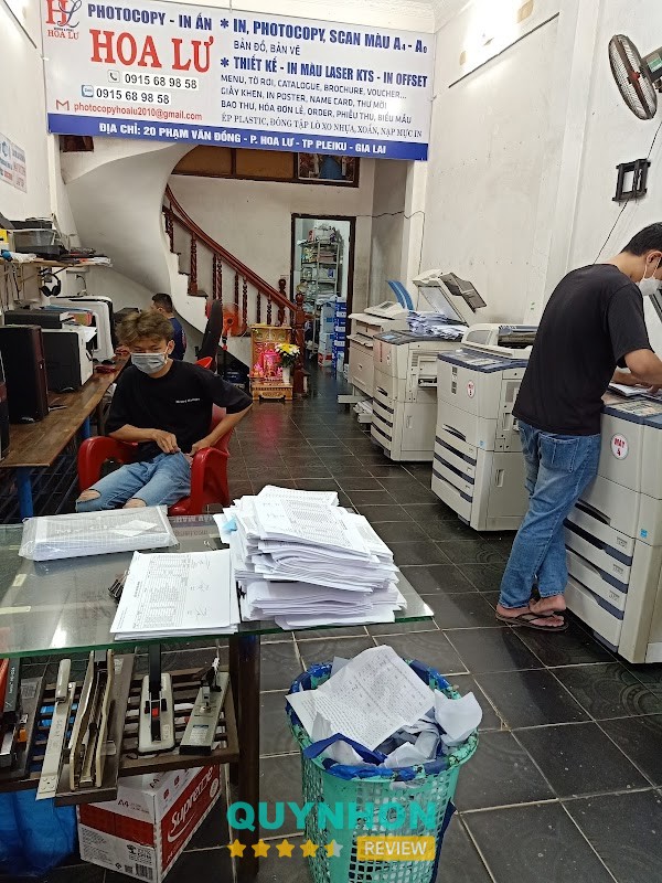 Photocopy - In ấn - Văn phòng phẩm Hoa Lư – không gian 2