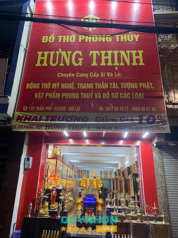 Cửa Hàng Đồ Thờ Cúng Phong Thuỷ - HƯNG THỊNH Gia Lai