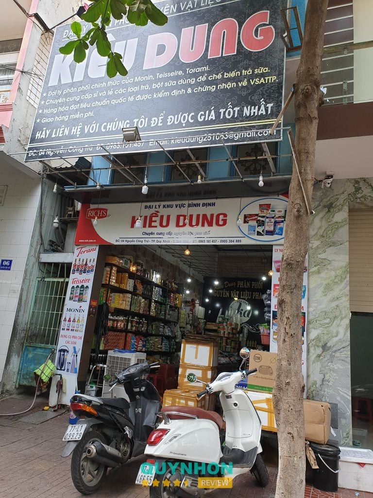 Kiều Dung cung cấp nguyên liệu pha chế Quy Nhơn