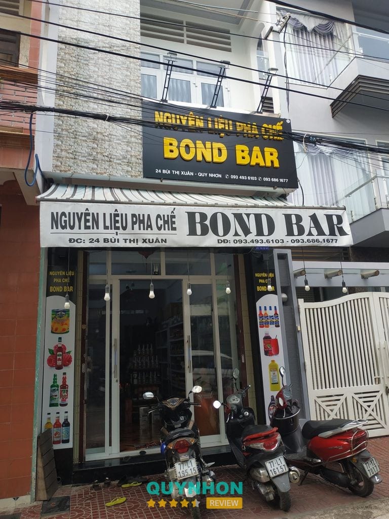 Nguyên liệu pha chế Bond bar shop Quy Nhơn