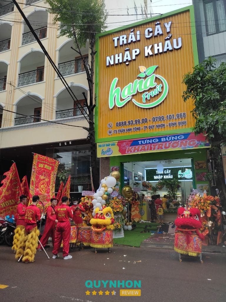 HANA Fruit - cửa hàng trái cây sạch và trái cây nhập khẩu Quy Nhơn