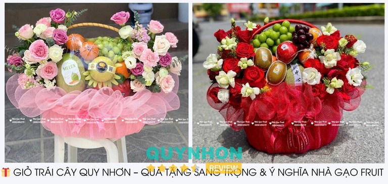 Nhà Gạo Fruit - giỏ trái cây nhập khẩu tại Quy Nhơn