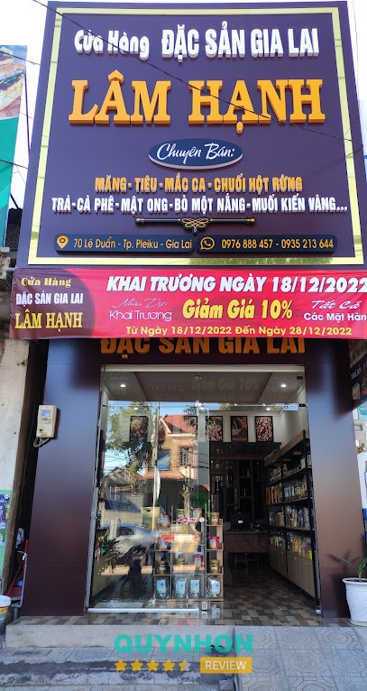 Đặc sản Gia Lai Lâm Hạnh – 70 Lê Duẩn, Pleiku, Gia Lai 600000, Việt Nam