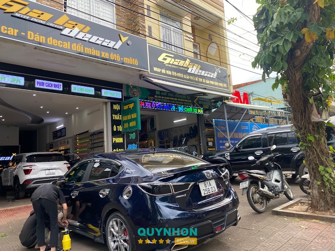 Tuấn Decal gia lai dán phim cách nhiệt ô tô ở Pleiku