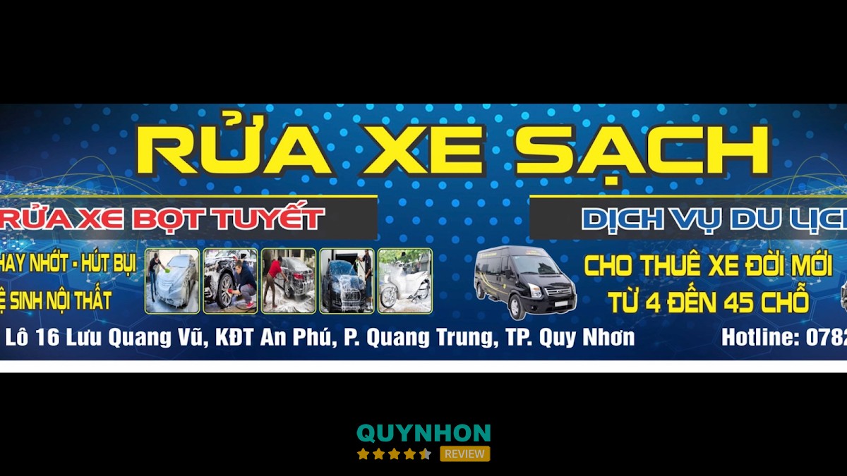 Garage Rửa Xe Sạch Quy Nhơn