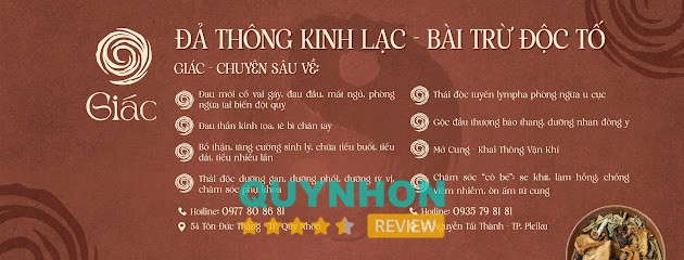 Giác Trị Liệu Đông Y Quy Nhơn – 54 Tôn Đức Thắng, Quy Nhơn, Gia Lai 55000, Việt Nam