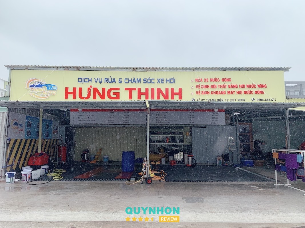 RỬA XE HƯNG THỊNH ( HƠI NÓNG ) Quy Nhơn