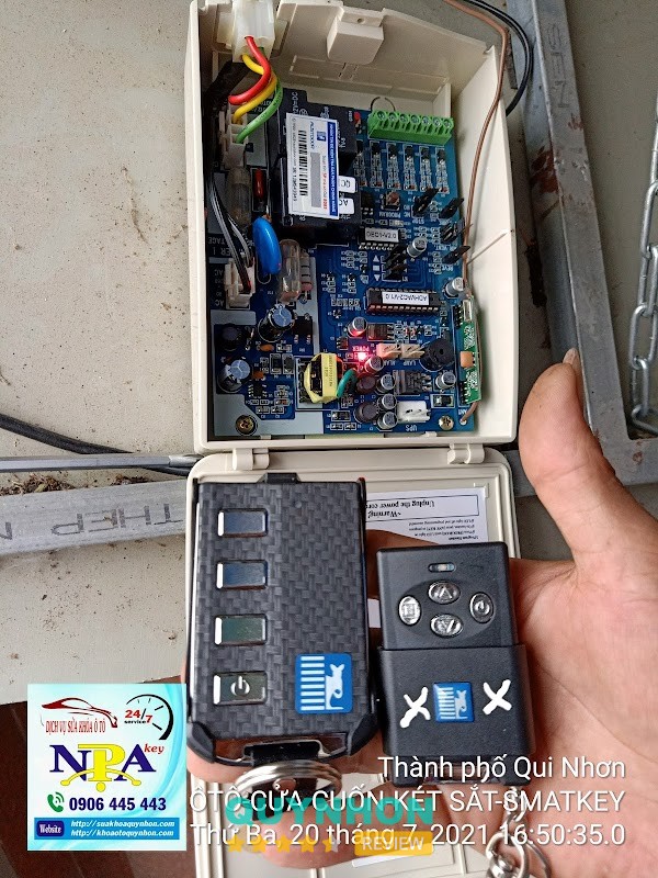 Làm Remote Cửa Cuốn Quy Nhơn – hình ảnh 3