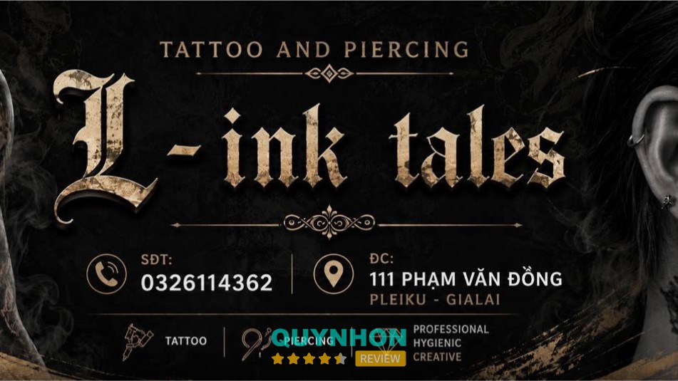 L-Ink Tales xỏ khuyên Pleiku