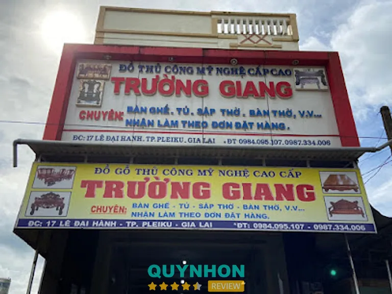 Đồ gỗ Trường Giang: 17 Lê Đại Hành, P. Thống Nhất (Pleiku)