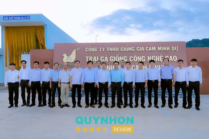 Khu vực sản xuất giống gia cầm Minh Dư tại Tuy Phước