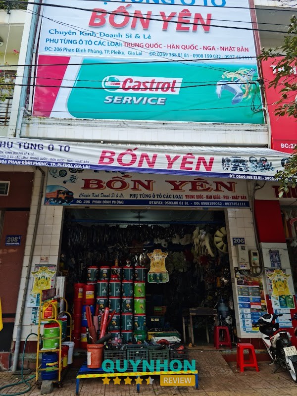Phụ tùng tại Cửa Hàng Phụ Tùng Ô Tô Bốn Yên