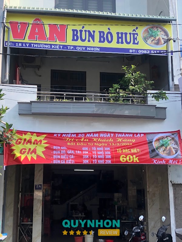 Bún Vân Bún bò Huế Quy Nhơn
