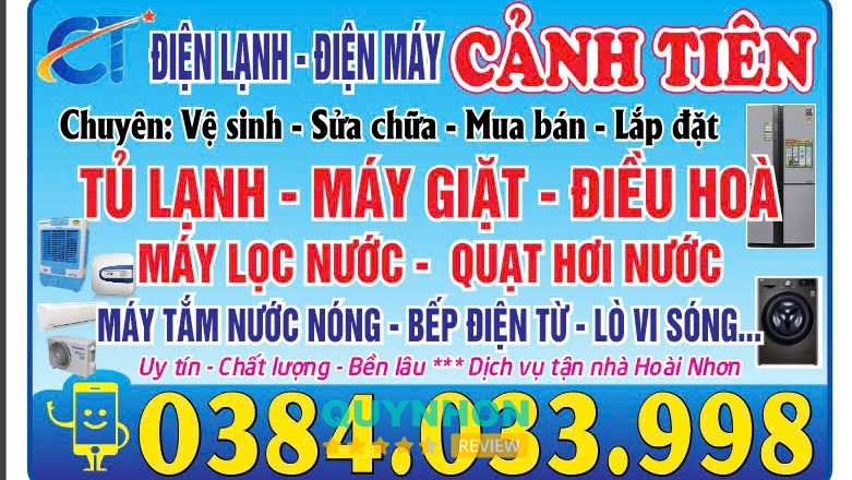 ĐIỆN LẠNH ĐIỆN MÁY CẢNH TIÊN