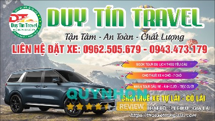 Thuê xe ô tô, xe máy tự lái Pleiku Gia Lai - Duy Tín Travel – 294A Lý Thái Tổ, Diên Hồng, Gia Lai 600000, Việt Nam