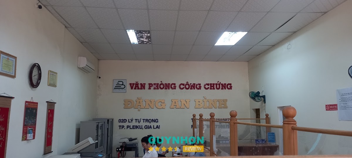 Văn phòng công chứng Đặng Văn Bình Pleiku
