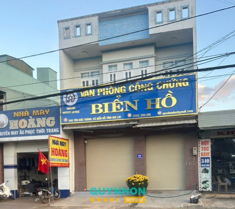 Văn phòng công chứng Biển Hồ Pleiku